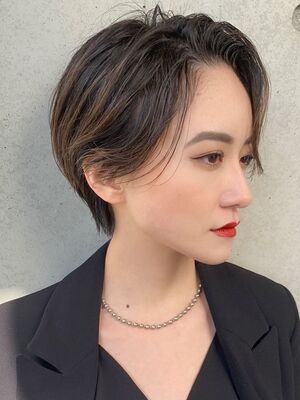 22年夏 オールバック ショートの人気ヘアスタイル 髪型 ヘアアレンジ Yahoo Beauty