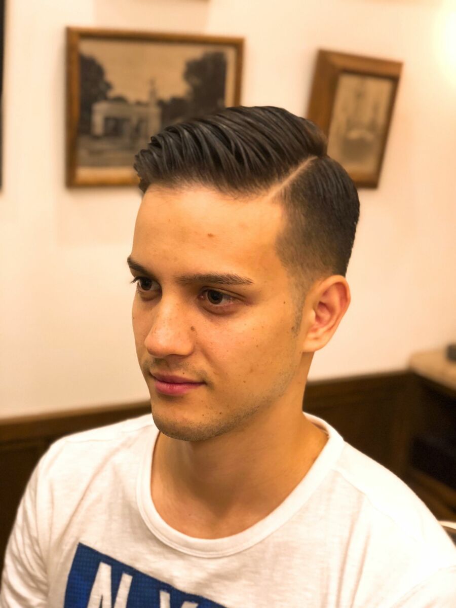 サイドパートフェード Hiro Ginza Barber Shop 神楽坂店 ヒロギンザ