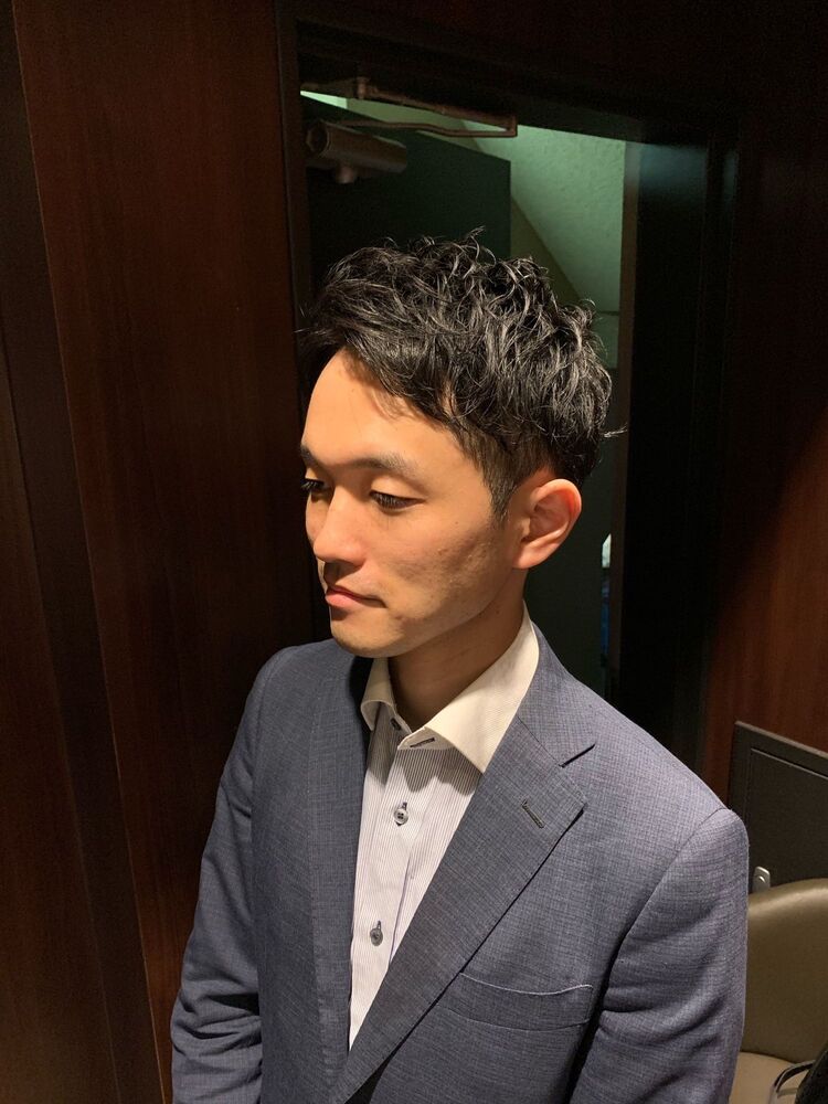 癖風パーマ 田町 理容室 アイロンパーマ Hiro Ginza 田町店 ヒロギンザ タマチテン 坂場渉武のヘアスタイル情報 Yahoo Beauty