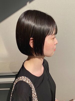 21年夏 黒髪ボブの新着ヘアスタイル 髪型 ヘアアレンジ Yahoo Beauty