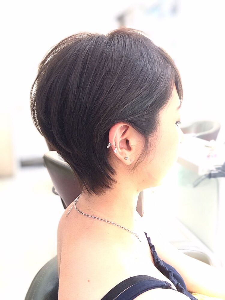 耳掛けベリーショート Before After Lino By U Realm リノ バイ ユーレルム Linobyu Realm林将悟のヘアスタイル情報 Yahoo Beauty