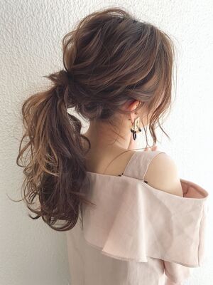 ポニーテールアレンジの髪型・ヘアスタイル・ヘアカタログ 人気順｜Yahoo! BEAUTY（ヤフービューティー）