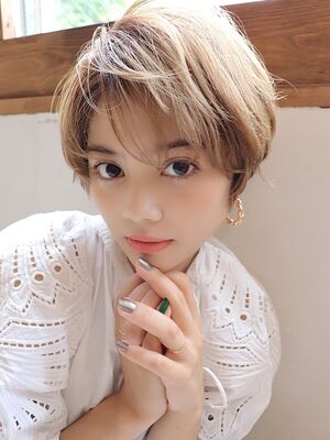 22年春 髪型 ショートの人気ヘアスタイル 髪型 ヘアアレンジ Yahoo Beauty