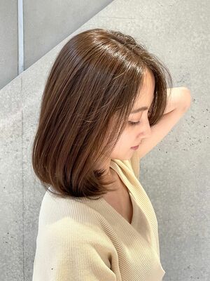 酸性ストレート ミディアムの髪型 ヘアスタイル ヘアカタログ 人気順 Yahoo Beauty ヤフービューティー