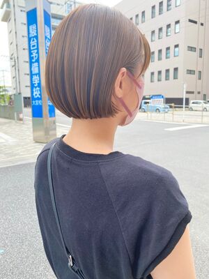 ショートボブの髪型 ヘアスタイル ヘアカタログ 人気順 Yahoo Beauty ヤフービューティー