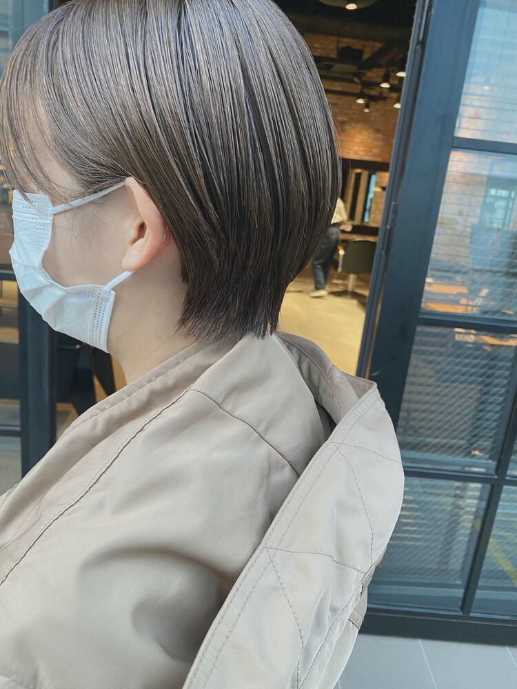 耳掛け丸みマッシュショートヘア Organic Atelier オーガニックアトリエ 宮本 剛司のヘアスタイル情報 Yahoo Beauty