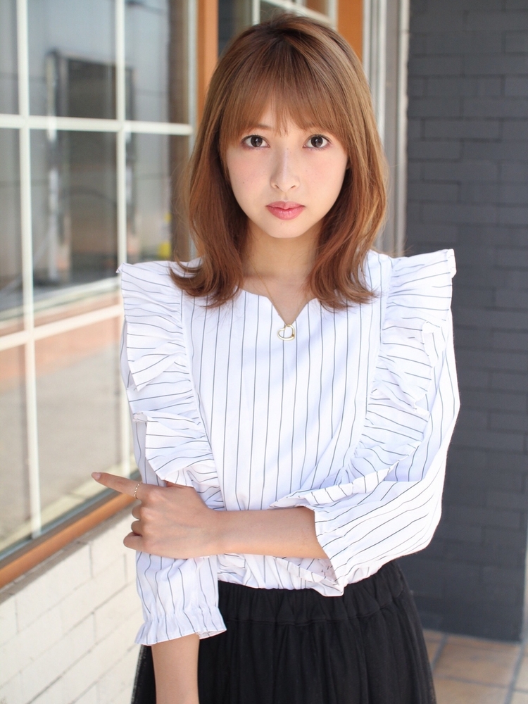 表参道 山口祥 大人可愛いラフなくびれヘアおしゃれ女子に大人気なヘアスタイル Afloat D L アフロート ディル Afloat 表参道 山口祥の ヘアスタイル情報 Yahoo Beauty