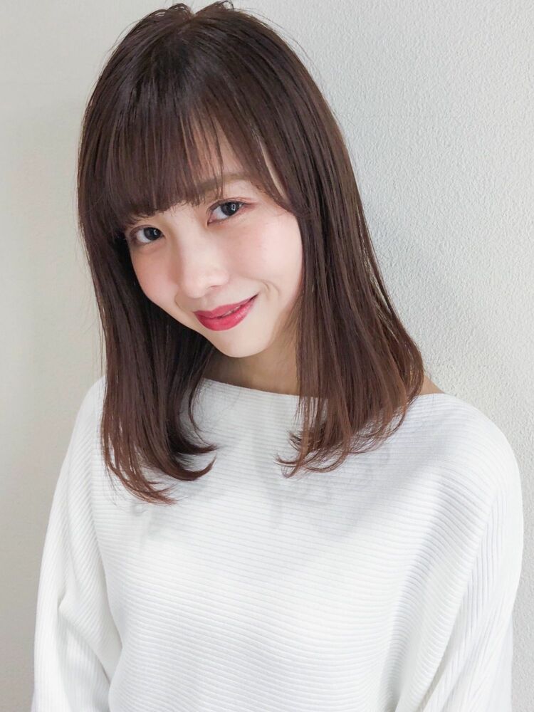 ナチュラルなワンカールヘアお手入れが簡単かヘアスタイル Afloat D L アフロート ディル Afloat 表参道 山口祥のヘアスタイル情報 Yahoo Beauty