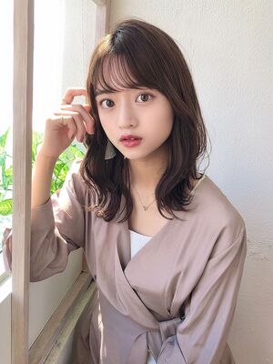 22年夏 色気 ミディアムの髪型 ヘアスタイル ヘアカタログ 人気順 Yahoo Beauty ヤフービューティー