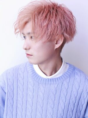 22年春 メンズ ピンクの人気ヘアスタイル 髪型 ヘアアレンジ Yahoo Beauty