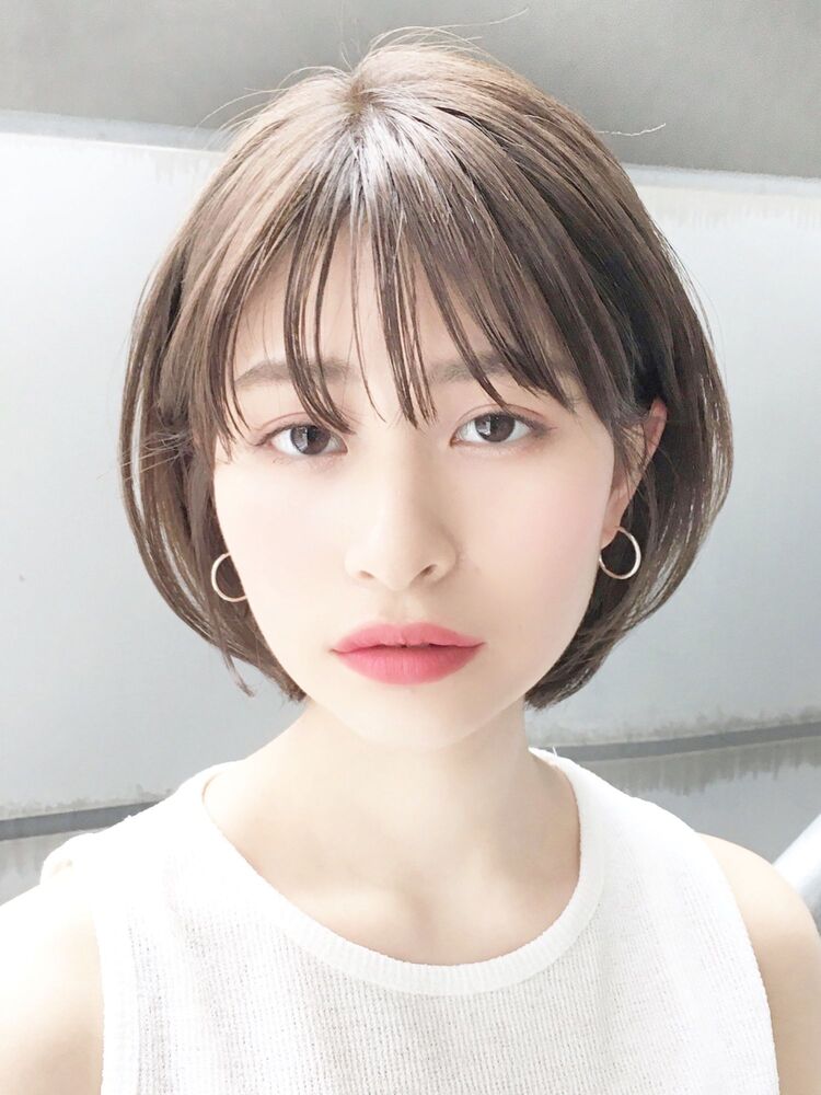 ひし形シルエットの大人ボブ2020 春夏2020｜EMMA GINZA（エマ ギンザ）NAOMIのヘアスタイル情報｜Yahoo! BEAUTY