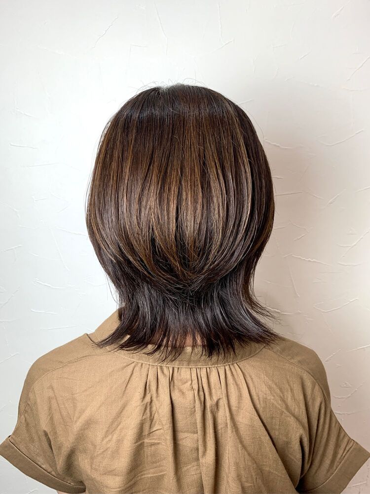 ウルフカット 縮毛矯正 ブラウンカラー Chara池袋本店 キャライケブクロホンテン 大村 Chara池袋のヘアスタイル情報 Yahoo Beauty