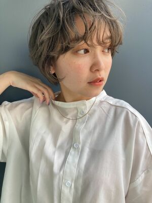 21年夏 マッシュパーマの新着ヘアスタイル 髪型 ヘアアレンジ Yahoo Beauty