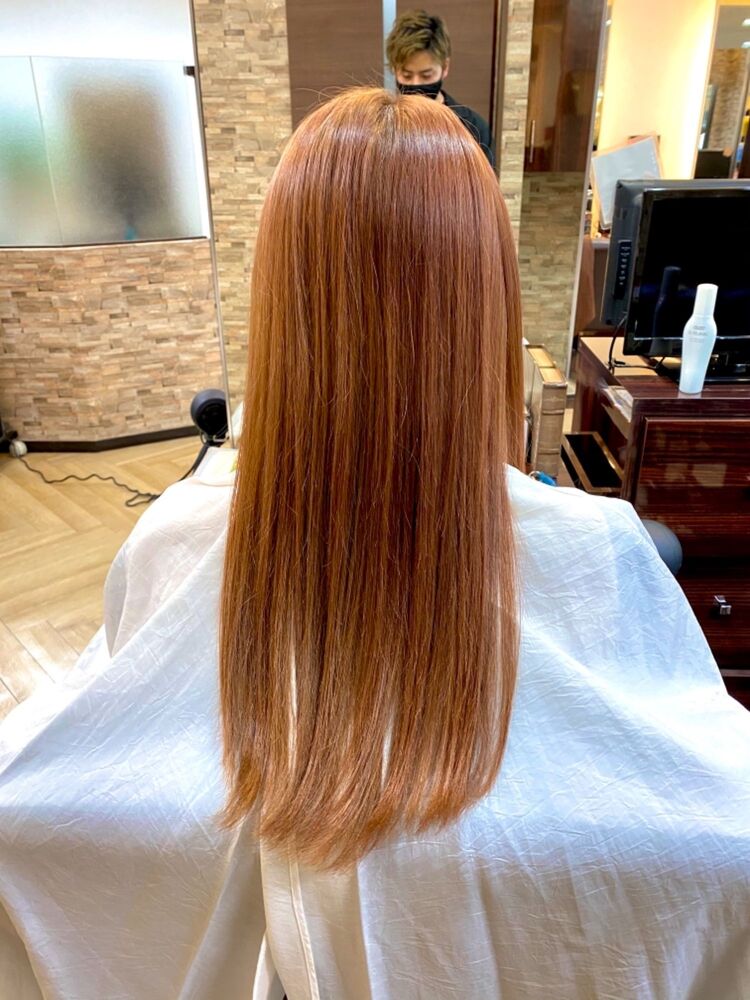 Avedaカラーでピンクオレンジュ Chara池袋本店 キャライケブクロホンテン 貴也 のヘアスタイル情報 Yahoo Beauty