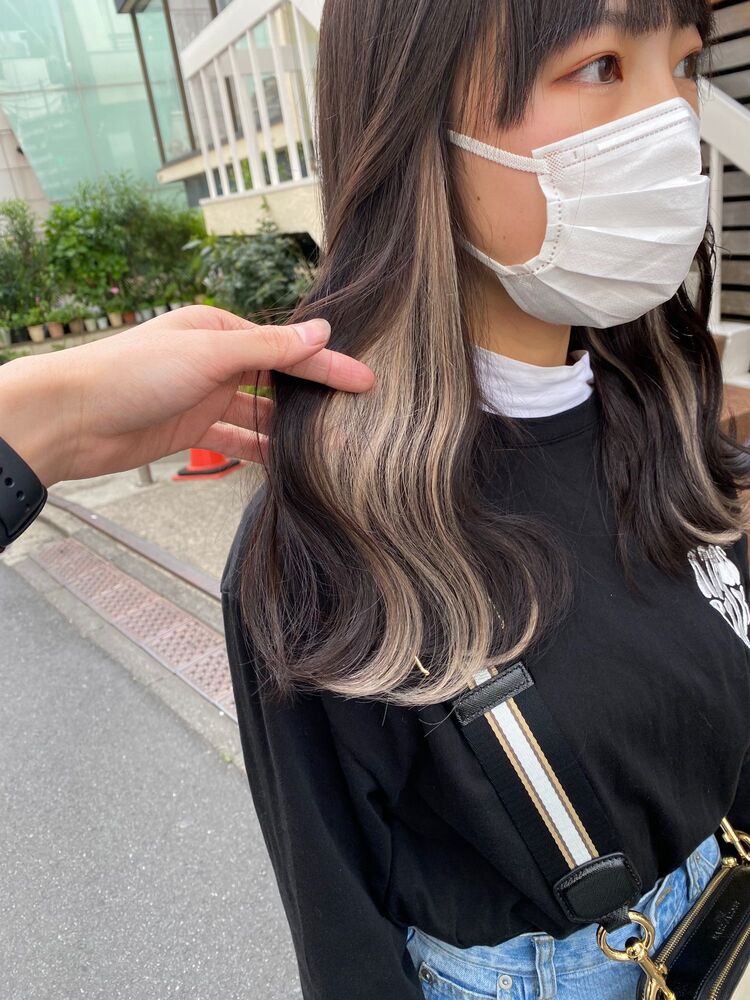 インナーカラーエクステ ダメージ0エクステでインナーカラー Hair Ales 原宿 ヘアーアレスハラジュク 磯部佑津季の髪型 ヘアスタイル ヘアカタログ情報 Yahoo Beauty ヤフービューティー