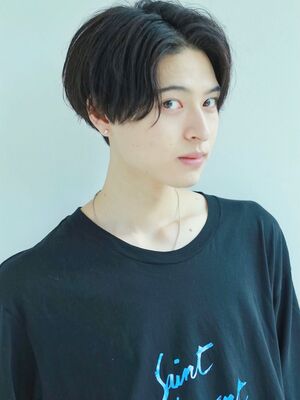 21年秋冬 メンズ ナチュラルセンターパートの新着ヘアスタイル 髪型 ヘアアレンジ Yahoo Beauty