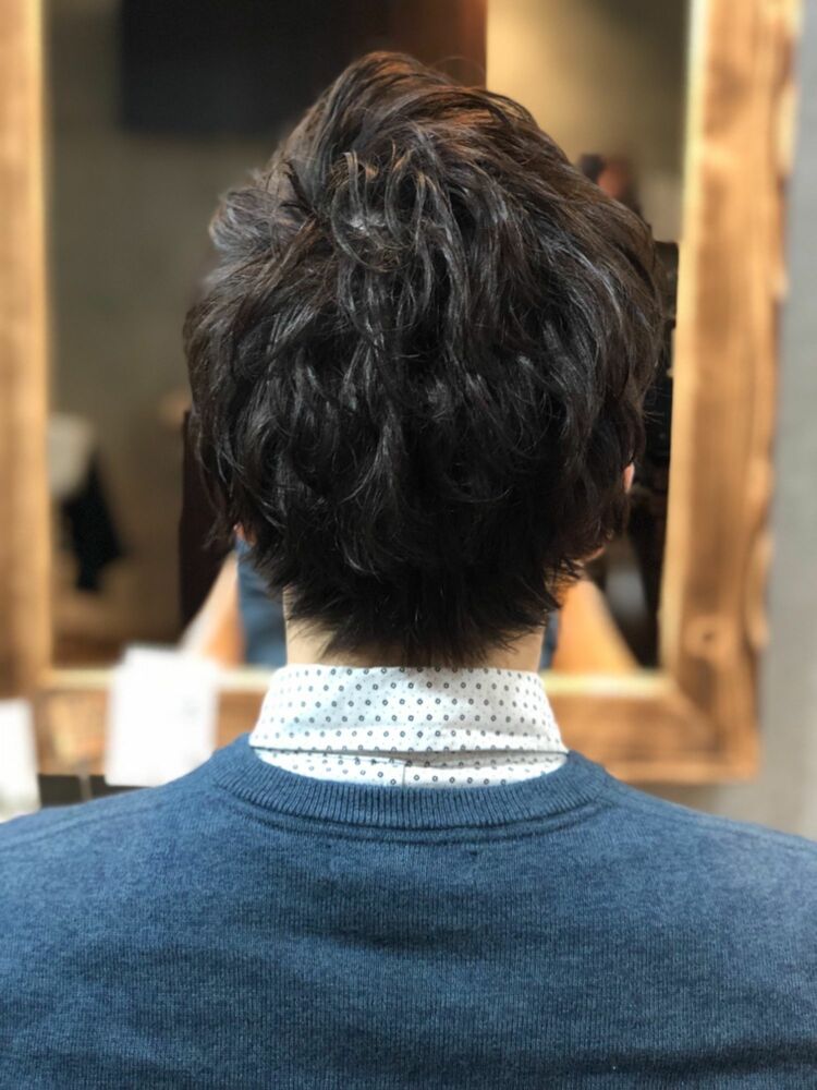 くせ毛風パーマメンズショート Tree Hair Salon ツリーヘアサロン 藤田 健太郎のヘアスタイル情報 Yahoo Beauty