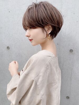 くびれショート 前髪ありの髪型 ヘアスタイル ヘアカタログ 人気順 Yahoo Beauty ヤフービューティー