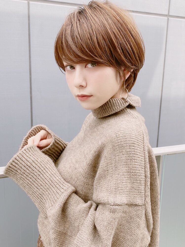 前髪ありパーマでも作れるショートボブ代30代 Stories 原宿 アンドストーリーズハラジュク 小林匠太のヘアスタイル情報 Yahoo Beauty