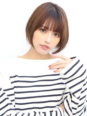 代ボブの髪型 ヘアスタイル ヘアカタログ 人気順 Yahoo Beauty ヤフービューティー