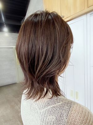 22年春 40代 ウルフカットの人気ヘアスタイル 髪型 ヘアアレンジ Yahoo Beauty