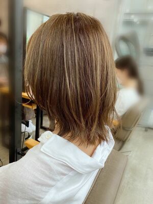 40代 ウルフカット セミロングの髪型 ヘアスタイル ヘアカタログ 人気順 Yahoo Beauty ヤフービューティー