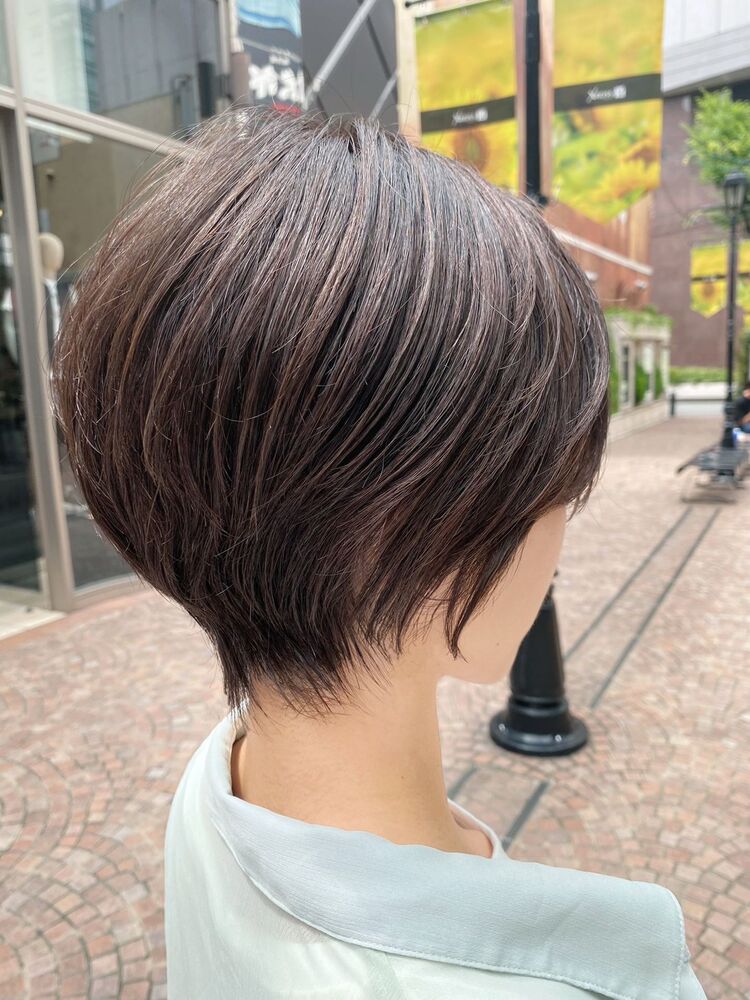 襟足スッキリ 大人可愛いショートヘア Beautrium 梅田店 ビュートリアム ウメダテン 堀口 由美の髪型 ヘアスタイル ヘアカタログ情報 Yahoo Beauty ヤフービューティー