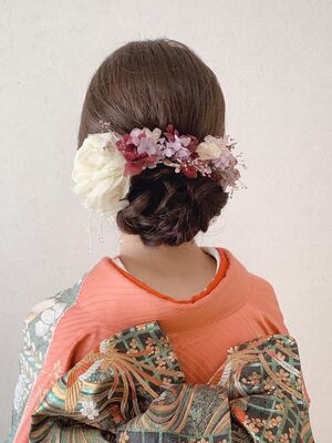 22年春 成人式 セミロングの人気ヘアスタイル 髪型 ヘアアレンジ Yahoo Beauty