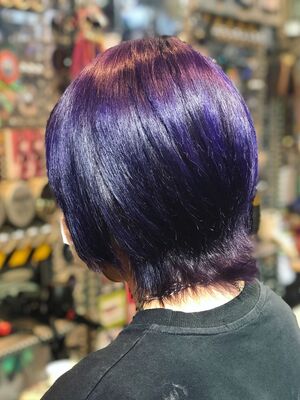 21年夏 紫カラー ショートの新着ヘアスタイル 髪型 ヘアアレンジ Yahoo Beauty