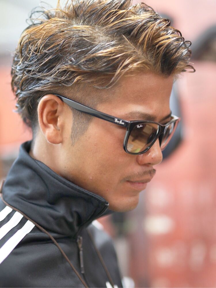 メンズパーマ コントラストカラー スーリール 春日店 スーリールカスガテン 結城 大介の髪型 ヘアスタイル ヘアカタログ情報 Yahoo Beauty ヤフービューティー