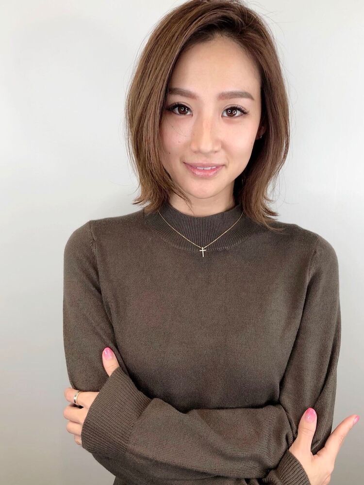 動きのあるレイヤーボブ｜ABBEY GINZA（アビーギンザ）田代 拳 ABBEY 表参道のヘアスタイル情報｜Yahoo! BEAUTY