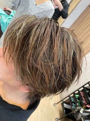 22年春 メンズ 30代 メッシュカラー ショートの人気ヘアスタイル 髪型 ヘアアレンジ Yahoo Beauty