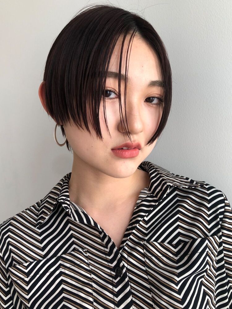 ハンサムショートセンターパート Tress トレス Hinataのヘアスタイル情報 Yahoo Beauty