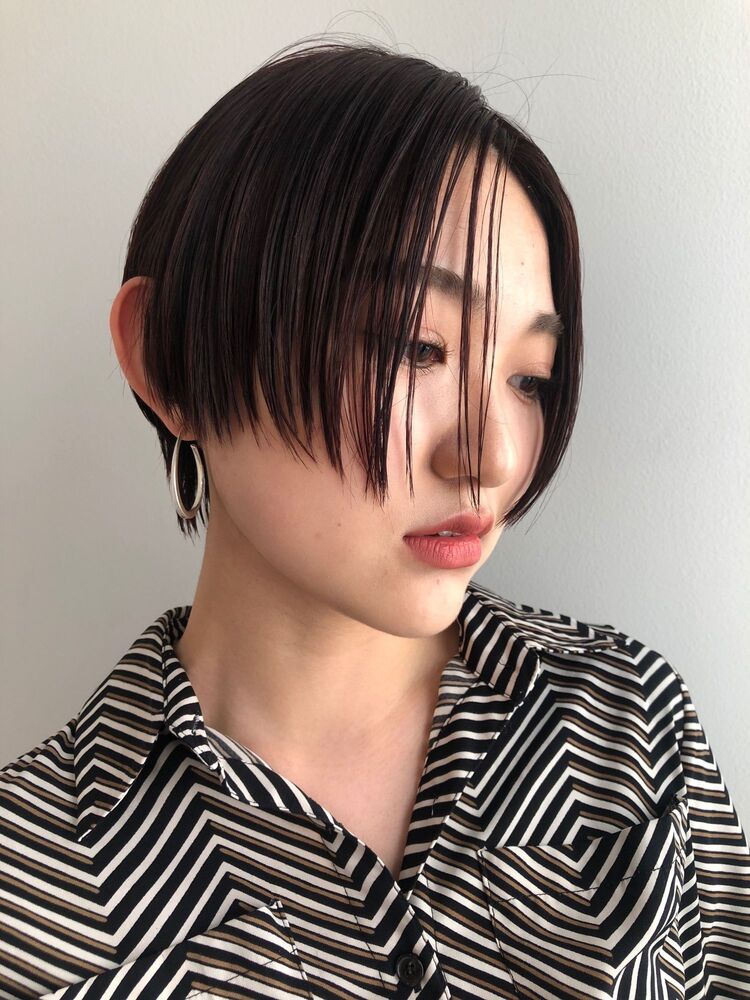 ハンサムショートセンターパート Tress トレス Hinataのヘアスタイル情報 Yahoo Beauty