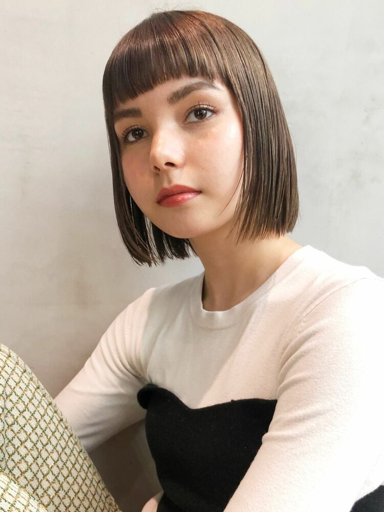 シンプルストレート 60 Album原宿 Makiのヘアスタイル情報 Yahoo Beauty