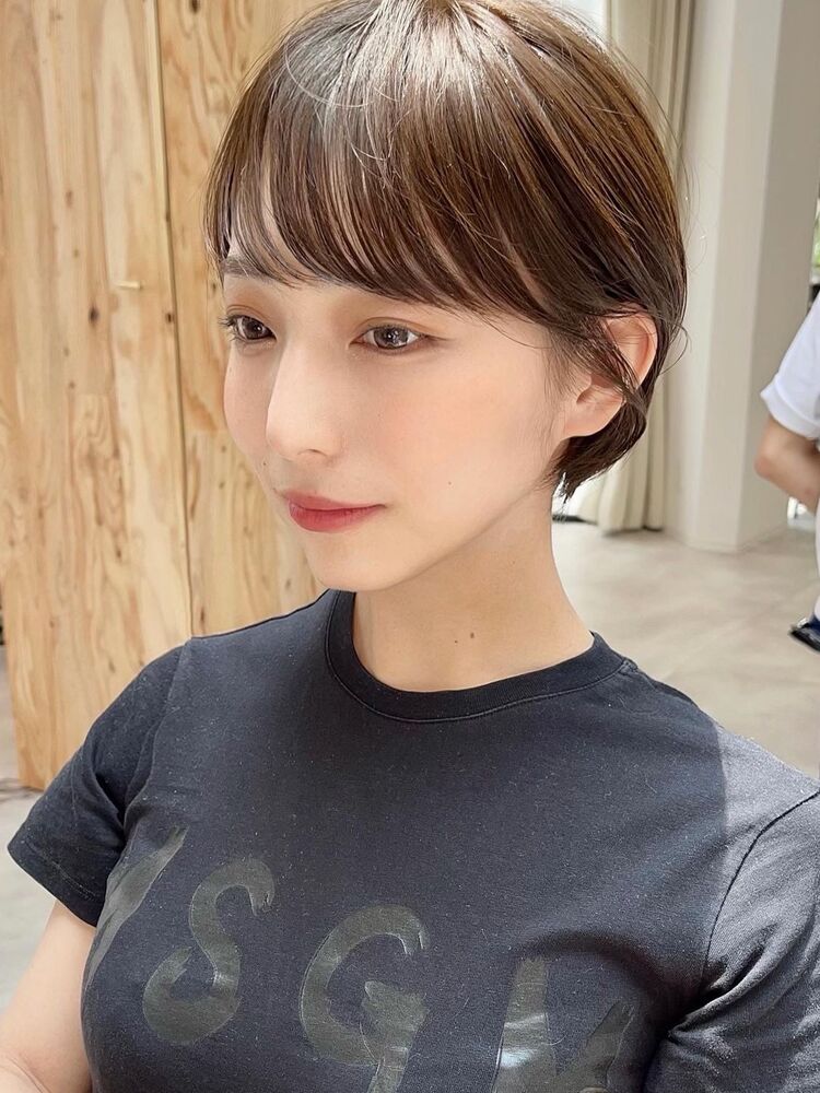自然で可愛いショートボブ人気no 1 I Omotesando アイドットオモテサンドウ Tonさんのヘアスタイル情報 Yahoo Beauty