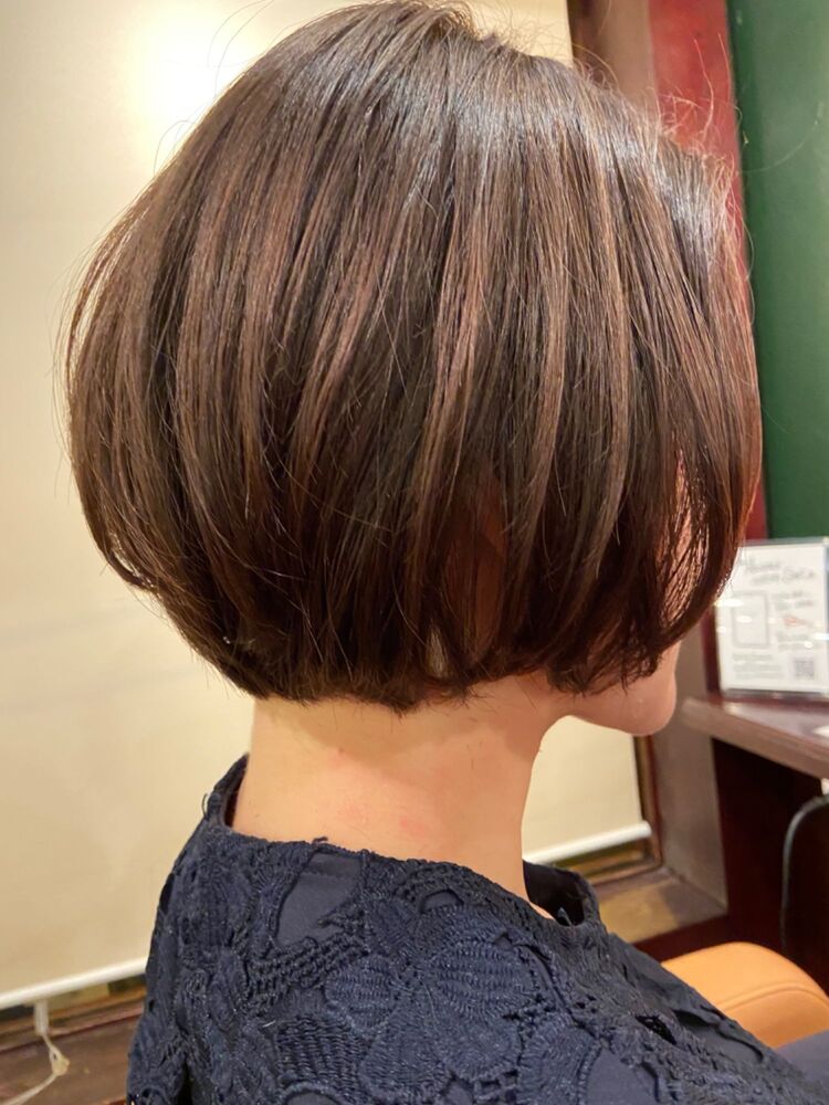 手ぐしでまとまるショートボブ La Tana Di Presence ラターナディプレゼンス 山野 里緒の髪型 ヘアスタイル ヘアカタログ情報 Yahoo Beauty ヤフービューティー