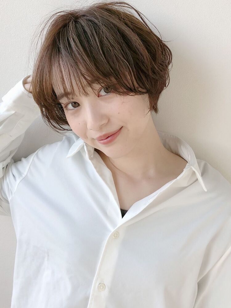 ふんわりモテ愛されショートボブ K Two 青山 ケーツーアオヤマ 金田 尚之の髪型 ヘアスタイル ヘアカタログ情報 Yahoo Beauty ヤフービューティー