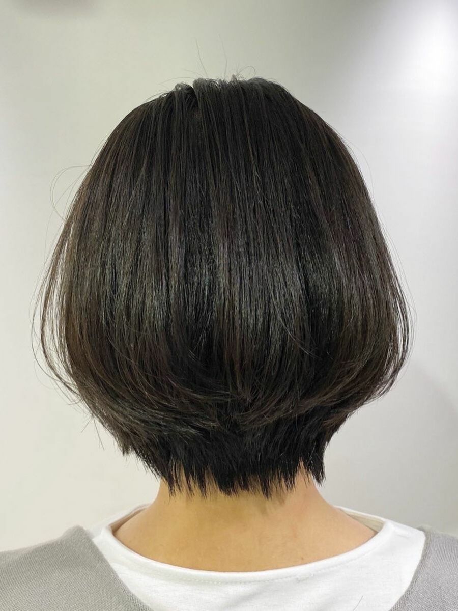 ベストオブ くびれ ショート ボブ ヘアスタイル画像