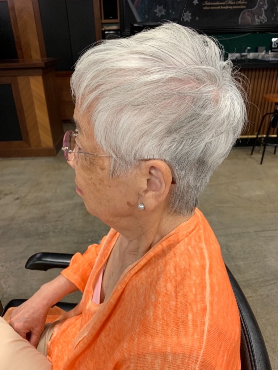 最良の選択 おばあちゃん 髪型 画像