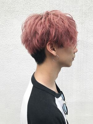 時刻表 精通した ミニチュア メンズ 髪 ピンク Hamakyu Jp