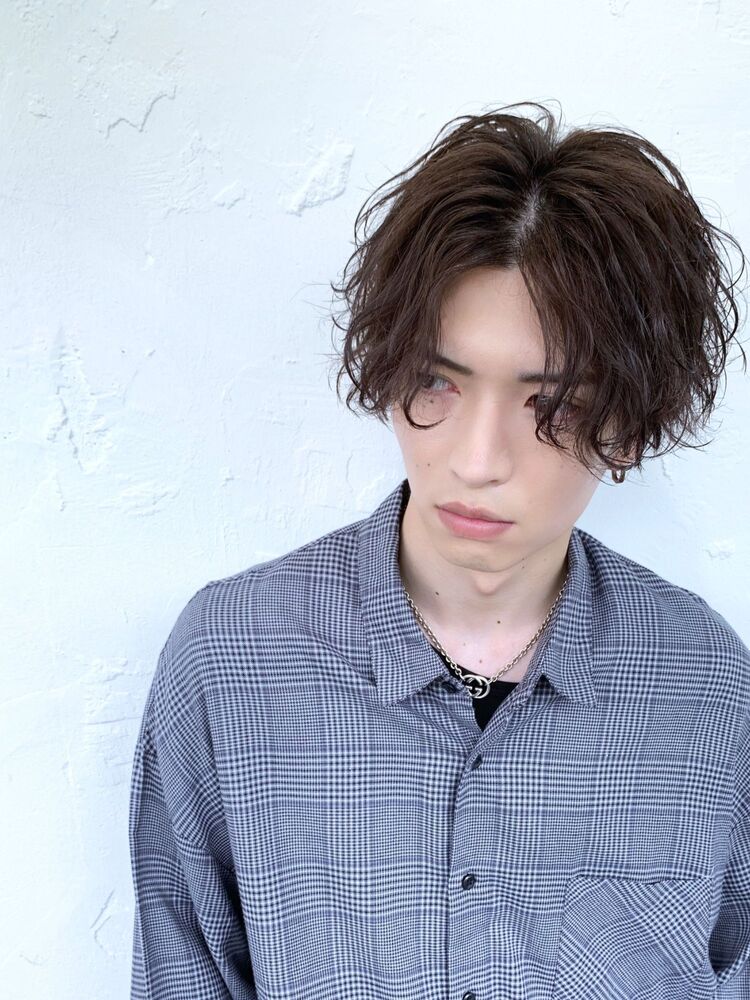 センター分けツイストスパイラル ダークアッシュ Pizzicato Pacto ピチカートパクト 原宿ピチカートパクト 松金祐大のヘアスタイル情報 Yahoo Beauty