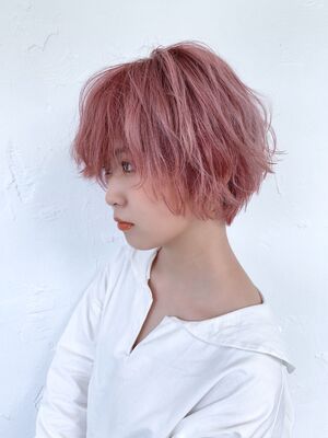 ピンク ショート ｋａｉｌ ａｒａｙａのヘアスタイル情報 Yahoo Beauty