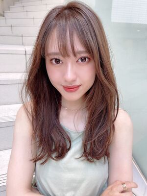 前髪 ロングの髪型 ヘアスタイル ヘアカタログ 人気順 Yahoo Beauty ヤフービューティー