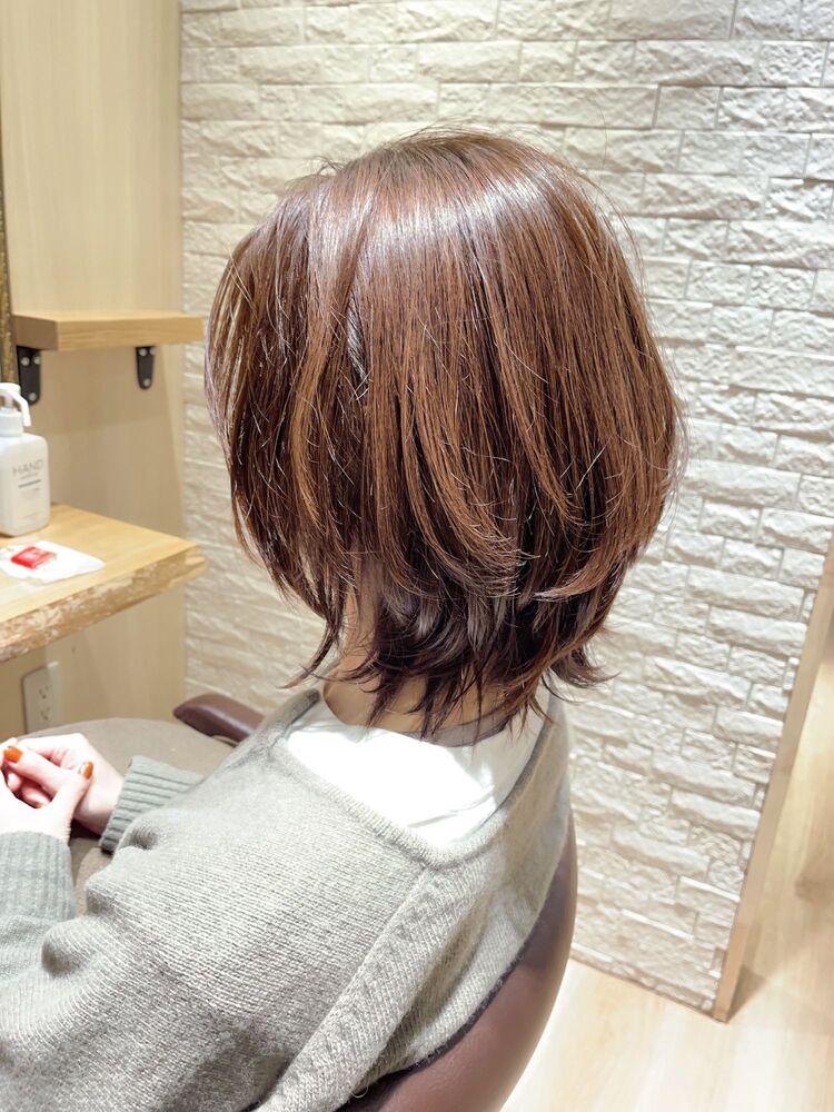 代30代40代50代ひし形くびれ外ハネもcカーブカット Michelle By Afloat 目黒 品川 ミッシェル バイ アフロート メグロ シナガワ Michelle Shizuoのヘアスタイル情報 Yahoo Beauty