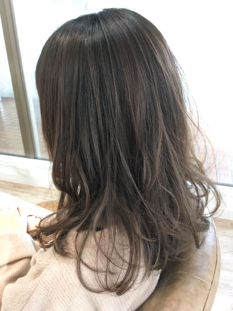 カーキグレージュ ハイライト 徳井 優一 Ripple 板橋のヘアスタイル情報 Yahoo Beauty