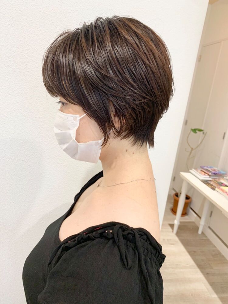 リアルスタイル サイド顎ラインのスッキリショートヘア Cafune By Garland カフネ バイ ガーランド Fumiyaのヘアスタイル情報 Yahoo Beauty