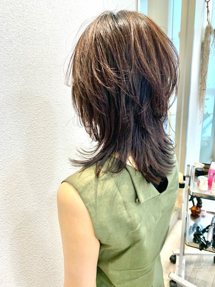 トップふんわりひし形シルエットで大人オシャレウルフカット Cafune By Garland カフネ バイ ガーランド Fumiyaの髪型 ヘアスタイル ヘアカタログ情報 Yahoo Beauty ヤフービューティー