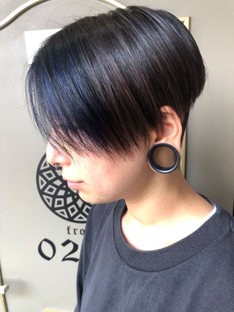 ツーブロック前下がりショート From0287 ゼロニーハチナナ たかちんの髪型 ヘアスタイル ヘアカタログ情報 Yahoo Beauty ヤフービューティー