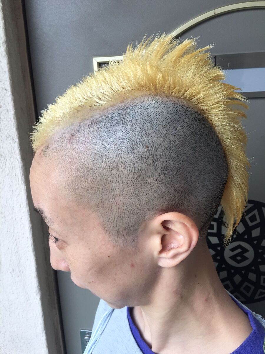 フェザーバックモヒカン From0287 ゼロニーハチナナ たかちんのヘアスタイル情報 Yahoo Beauty